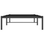 Black metal bed frame 90x190 cm by vidaXL, Beds and slatted bases - Ref: Foro24-350838, Price: 69,87 €, Discount: %