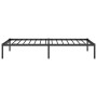 Black metal bed frame 90x190 cm by vidaXL, Beds and slatted bases - Ref: Foro24-350838, Price: 69,87 €, Discount: %