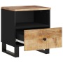 Solid mango wood and plywood nightstand by vidaXL, Nightstands - Ref: Foro24-350648, Price: 88,99 €, Discount: %