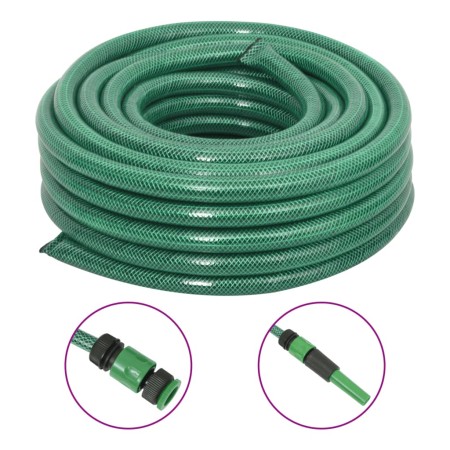 Manguera de jardín con accesorios PVC verde 0,75" 50 m de vidaXL, Mangueras de jardín - Ref: Foro24-154384, Precio: 45,62 €, ...