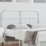 White metal headboard 120 cm by vidaXL, Headboards and footboards - Ref: Foro24-352658, Price: 39,76 €, Discount: %