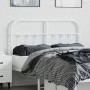 White metal headboard 120 cm by vidaXL, Headboards and footboards - Ref: Foro24-352658, Price: 39,76 €, Discount: %