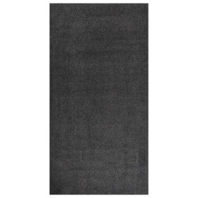 Alfombra de pelo largo gris antracita 80x150 cm de vidaXL, Alfombras - Ref: Foro24-342126, Precio: 30,50 €, Descuento: %