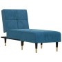 Diwansofa aus blauem Samt von vidaXL, Tagesbetten - Ref: Foro24-352807, Preis: 163,23 €, Rabatt: %