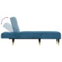 Diwansofa aus blauem Samt von vidaXL, Tagesbetten - Ref: Foro24-352807, Preis: 163,23 €, Rabatt: %