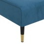 Diwansofa aus blauem Samt von vidaXL, Tagesbetten - Ref: Foro24-352807, Preis: 163,23 €, Rabatt: %