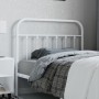 White metal headboard 107 cm by vidaXL, Headboards and footboards - Ref: Foro24-352657, Price: 32,38 €, Discount: %