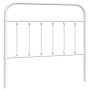 White metal headboard 107 cm by vidaXL, Headboards and footboards - Ref: Foro24-352657, Price: 32,38 €, Discount: %