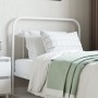 White metal headboard 107 cm by vidaXL, Headboards and footboards - Ref: Foro24-352657, Price: 32,38 €, Discount: %