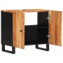 Mueble de lavabo madera acacia y madera ingeniería 62x33x58 cm de vidaXL, Muebles de baño - Ref: Foro24-351987, Precio: 107,1...