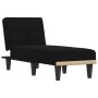 Sofá diván de tela negro de vidaXL, Divanes - Ref: Foro24-352818, Precio: 138,82 €, Descuento: %