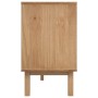 Aparador OTTA madera maciza pino marrón y gris 114x43x73,5 cm de vidaXL, Aparadores - Ref: Foro24-351298, Precio: 177,08 €, D...