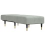 Light Gray Velvet Divan Sofa by vidaXL, Daybeds - Ref: Foro24-352802, Price: 153,99 €, Discount: %