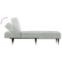 Light Gray Velvet Divan Sofa by vidaXL, Daybeds - Ref: Foro24-352802, Price: 153,99 €, Discount: %