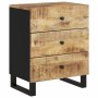 Mesita de noche madera mango madera contrachapada 50x33x62 cm de vidaXL, Mesitas de noche - Ref: Foro24-350660, Precio: 122,4...