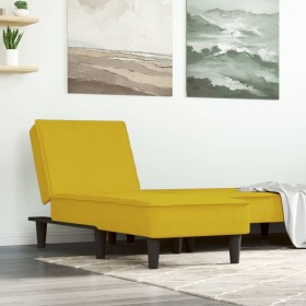 Sofá diván de terciopelo amarillo de vidaXL, Divanes - Ref: Foro24-352839, Precio: 139,09 €, Descuento: %