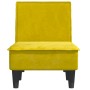 Sofá diván de terciopelo amarillo de vidaXL, Divanes - Ref: Foro24-352839, Precio: 144,03 €, Descuento: %