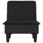 Sofá diván de tela negro de vidaXL, Divanes - Ref: Foro24-352842, Precio: 142,55 €, Descuento: %