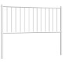 White metal headboard 107 cm by vidaXL, Headboards and footboards - Ref: Foro24-350961, Price: 25,99 €, Discount: %