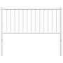 White metal headboard 107 cm by vidaXL, Headboards and footboards - Ref: Foro24-350961, Price: 25,99 €, Discount: %