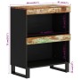 Armario auxiliar madera maciza reciclada 60x33x75 cm de vidaXL, Mesitas de noche - Ref: Foro24-352887, Precio: 87,71 €, Descu...