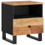 Bedside table solid acacia wood and plywood by vidaXL, Nightstands - Ref: Foro24-350650, Price: 89,81 €, Discount: %