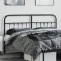 Black metal headboard 180 cm by vidaXL, Headboards and footboards - Ref: Foro24-352614, Price: 46,36 €, Discount: %