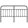 Black metal headboard 180 cm by vidaXL, Headboards and footboards - Ref: Foro24-352614, Price: 46,36 €, Discount: %