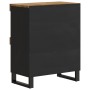 Solid mango wood auxiliary cabinet 60x33x75 cm by vidaXL, Nightstands - Ref: Foro24-352888, Price: 98,57 €, Discount: %