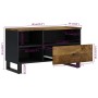 TV-Schrank aus Mangoholz und Sperrholz, 80 x 33 x 46 cm von vidaXL, TV-Möbel - Ref: Foro24-351977, Preis: 101,63 €, Rabatt: %