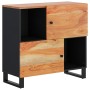 Sideboard mit 2 Türen aus massivem Akazienholz 80x33x75 cm von vidaXL, Sideboards - Ref: Foro24-352922, Preis: 122,91 €, Raba...