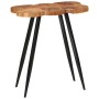 Tall bar table made of solid acacia wood logs, measuring 90x54x105 cm. by vidaXL, Kitchen and dining tables - Ref: Foro24-351...