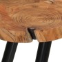 Tall bar table made of solid acacia wood logs, measuring 90x54x105 cm. by vidaXL, Kitchen and dining tables - Ref: Foro24-351...