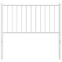 White metal headboard 90 cm by vidaXL, Headboards and footboards - Ref: Foro24-350959, Price: 24,99 €, Discount: %