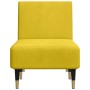 Sofá diván de terciopelo amarillo de vidaXL, Divanes - Ref: Foro24-352806, Precio: 157,78 €, Descuento: %