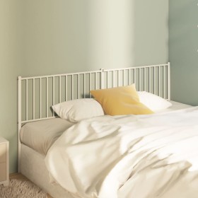 White metal headboard 193 cm by vidaXL, Headboards and footboards - Ref: Foro24-350968, Price: 37,99 €, Discount: %