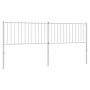 White metal headboard 193 cm by vidaXL, Headboards and footboards - Ref: Foro24-350968, Price: 37,75 €, Discount: %