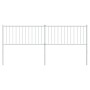 White metal headboard 193 cm by vidaXL, Headboards and footboards - Ref: Foro24-350968, Price: 37,75 €, Discount: %