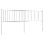 White metal headboard 193 cm by vidaXL, Headboards and footboards - Ref: Foro24-350968, Price: 37,75 €, Discount: %