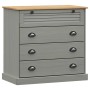 VIGO chest of drawers solid gray pine wood 80x40x76 cm by vidaXL, Drawers - Ref: Foro24-353162, Price: 166,05 €, Discount: %