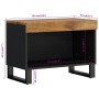 Mueble de TV madera maciza de mango 60x33x43,5 cm de vidaXL, Muebles TV - Ref: Foro24-352884, Precio: 77,15 €, Descuento: %