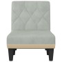 Diwansofa aus hellgrauem Samt von vidaXL, Tagesbetten - Ref: Foro24-352860, Preis: 143,58 €, Rabatt: %