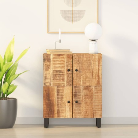 Sideboard with 4 doors solid mango wood 60x33x75 cm by vidaXL, Sideboards - Ref: Foro24-352917, Price: 121,24 €, Discount: %