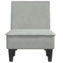 Sofá diván de terciopelo gris claro de vidaXL, Divanes - Ref: Foro24-352835, Precio: 140,19 €, Descuento: %