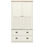 VIGO solid white pine wood wardrobe 90x55x176 cm by vidaXL, Wardrobes - Ref: Foro24-353164, Price: 355,99 €, Discount: %