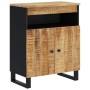 Sideboard with 2 doors solid mango wood 60x33x75 cm by vidaXL, Sideboards - Ref: Foro24-352913, Price: 112,89 €, Discount: %