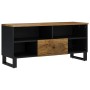 Mango wood and plywood TV cabinet 100x33x46 cm by vidaXL, TV Furniture - Ref: Foro24-351973, Price: 86,53 €, Discount: %