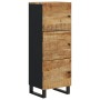 Aparador con 3 puertas hierro y madera maciza mango 40x33x110cm de vidaXL, Aparadores - Ref: Foro24-352929, Precio: 131,25 €,...