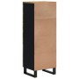 Aparador con 3 puertas hierro y madera maciza mango 40x33x110cm de vidaXL, Aparadores - Ref: Foro24-352929, Precio: 131,25 €,...