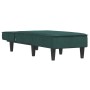 Sofá diván de terciopelo verde oscuro de vidaXL, Divanes - Ref: Foro24-352837, Precio: 144,03 €, Descuento: %